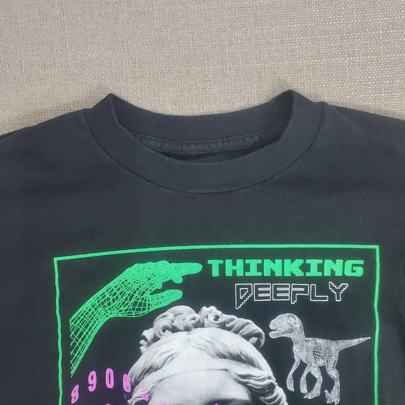 "Thinking Deeply about" Empyre About$ Nothing T-shirt Size M Men's 100% Cotton - Picture 5 of 8